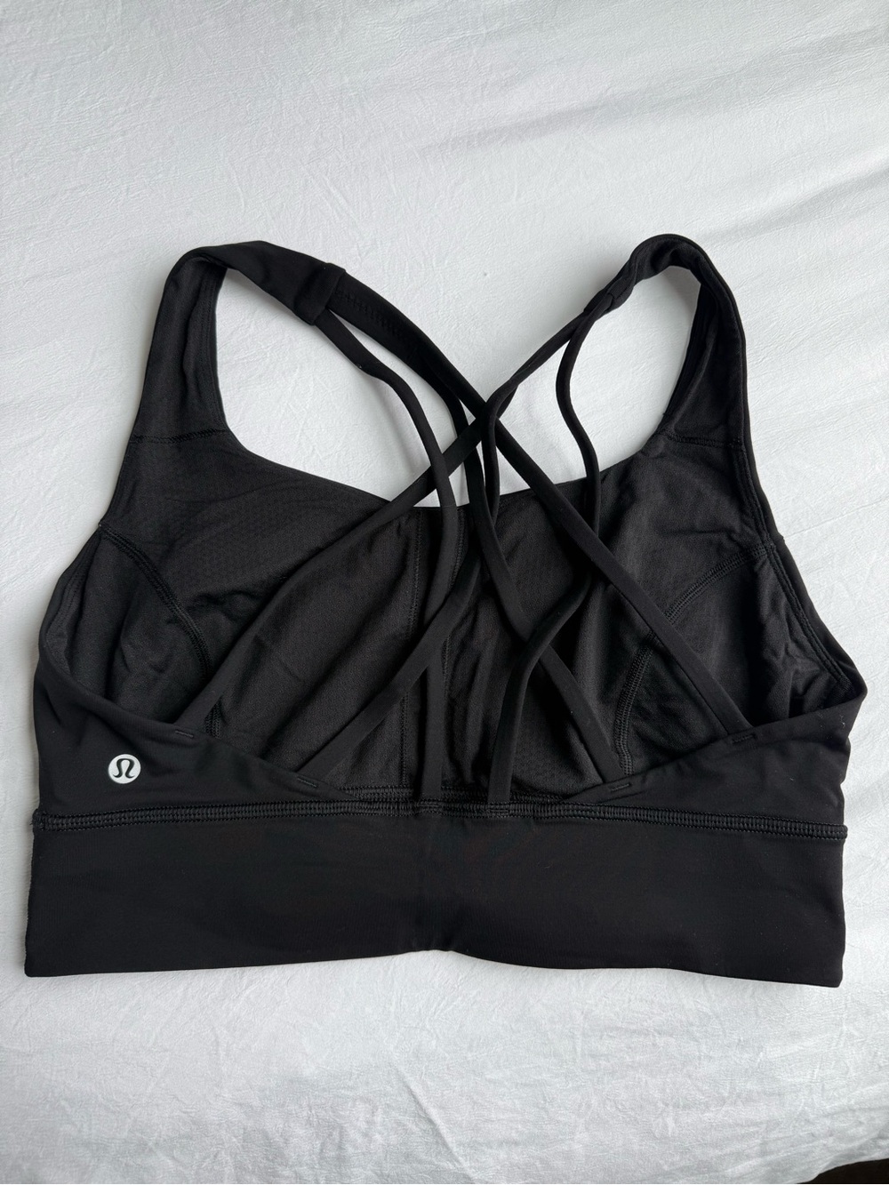 lululemon athletica Black Strappy Crossback Sports Bra